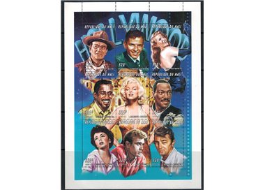 MALI 1997 Hollywood Stars 9v MNH**