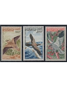 MAURITANIA 1964 Fauna, birds 3v MNH**