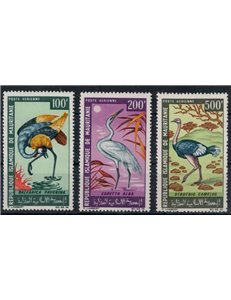 MAURITANIA 1967 Fauna, uccelli 3v MNH**