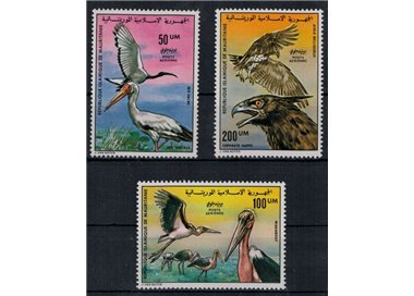 MAURITANIA 1976 Fauna, birds 3v MNH**