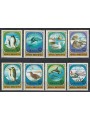 MONGOLIA 1980 Antarctic fauna 8v MNH**