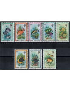 MONTSERRAT 1983 Marine fauna, fish 8v MNH**