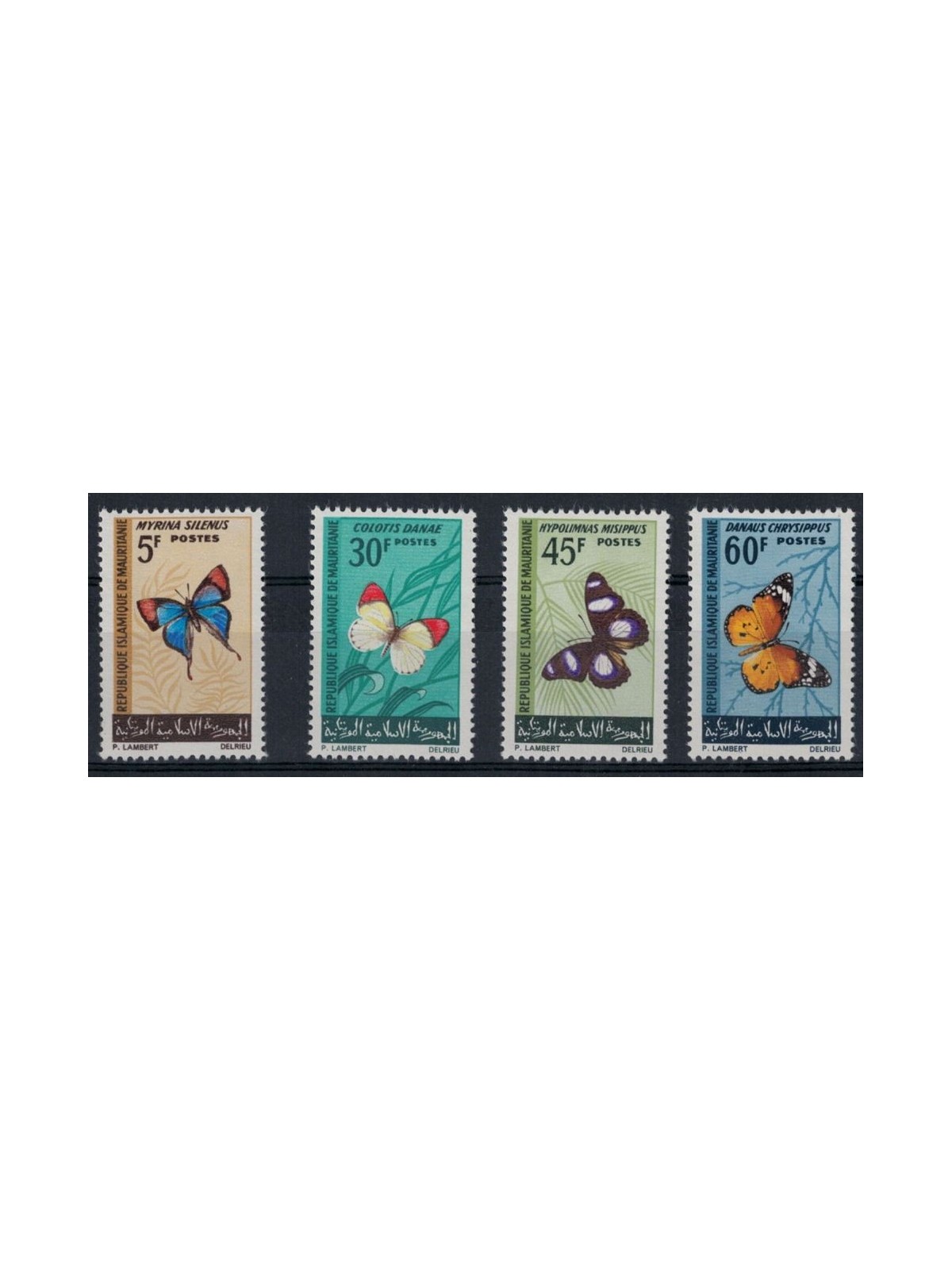 MAURITANIA 1966 Fauna, butterflies 4v MNH**