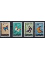 MAURITANIA 1966 Fauna, butterflies 4v MNH**