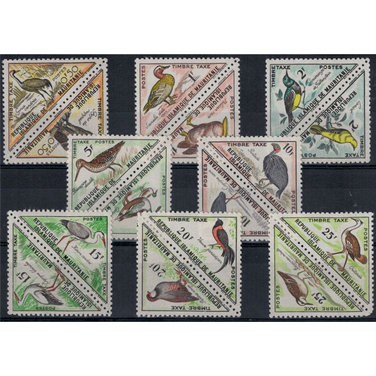 MAURITANIA 1963 Tax stamp 16v MNH**