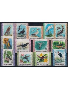 MONTSERRAT 1970 Fauna, birds 13v MNH**