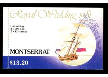 MONTSERRAT 1981 Carlo e Diana Nozze Reali 1 LB MNH**
