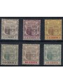 MAURITIUS 1900-02 Stemmi 6v MNH**