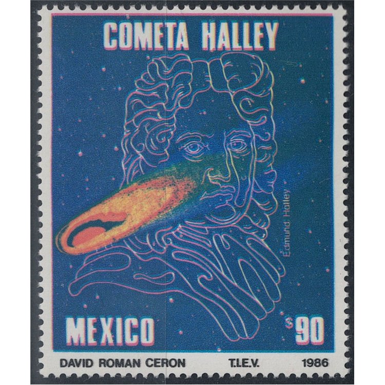 MEXICO 1986 Halley's Comet MNH**