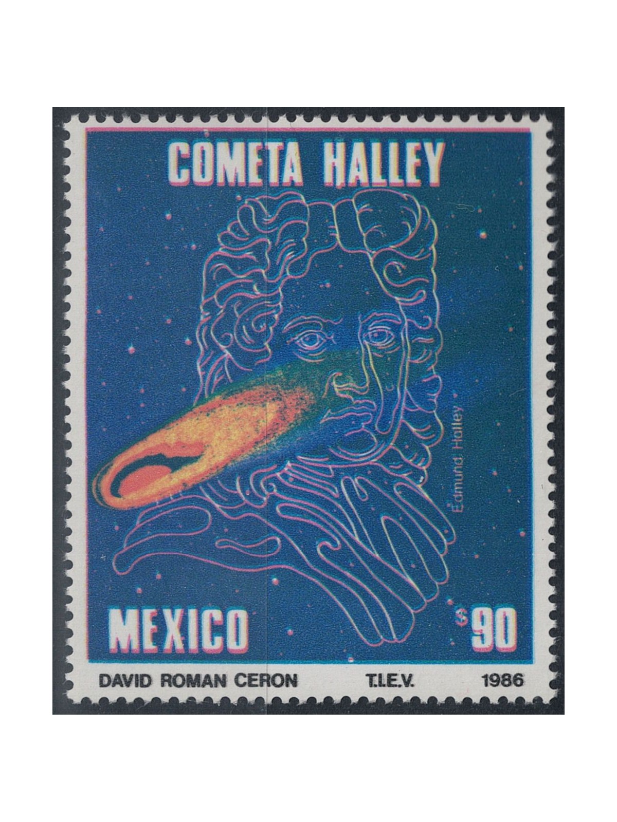 MESSICO 1986 Cometa di Halley MNH**