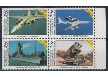 MICRONESIA 1991 Operation Desert Storm 4v MNH**