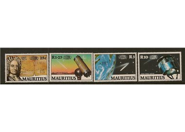 MAURITIUS 1986 Cometa di Halley - Halley's comet 4v MNH**