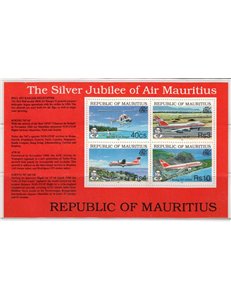 MAURITIUS 1993 Anniversario Air Mauritius 1 BF MNH**