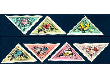 MONGOLIA 1961 Fauna, birds 7v MNH**
