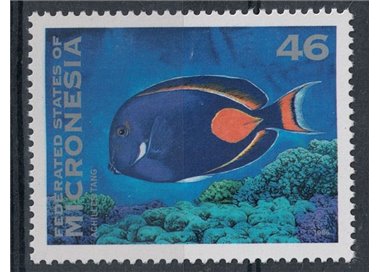 MICRONESIA 1996 Marine fauna, fish MNH**