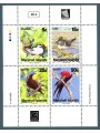 MARSHALL ISLANDS 1990 Fiera del francobollo, uccelli BF MNH**