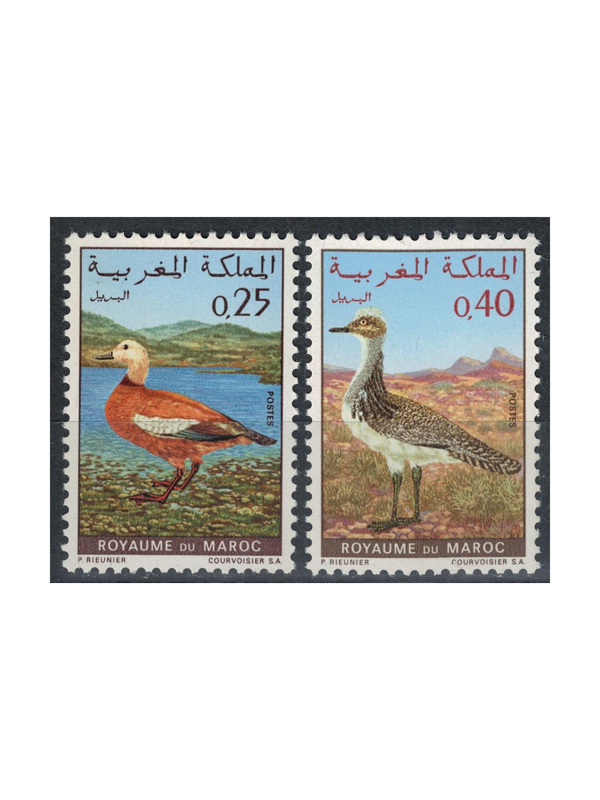 MAROCCO 1970 Uccelli, papere 2v MNH**