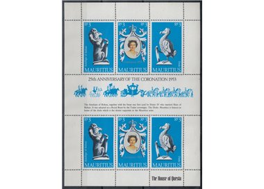 MAURITIUS 1978 Silver Jubilee MF MNH**