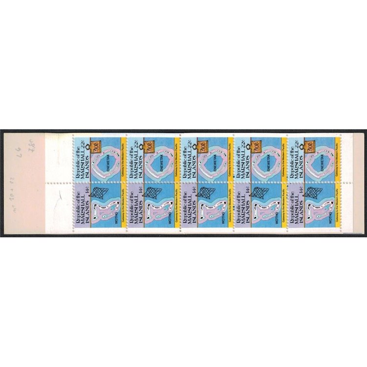 MARSHALL ISLANDS 1985 Island Map booklet MNH** (78b)
