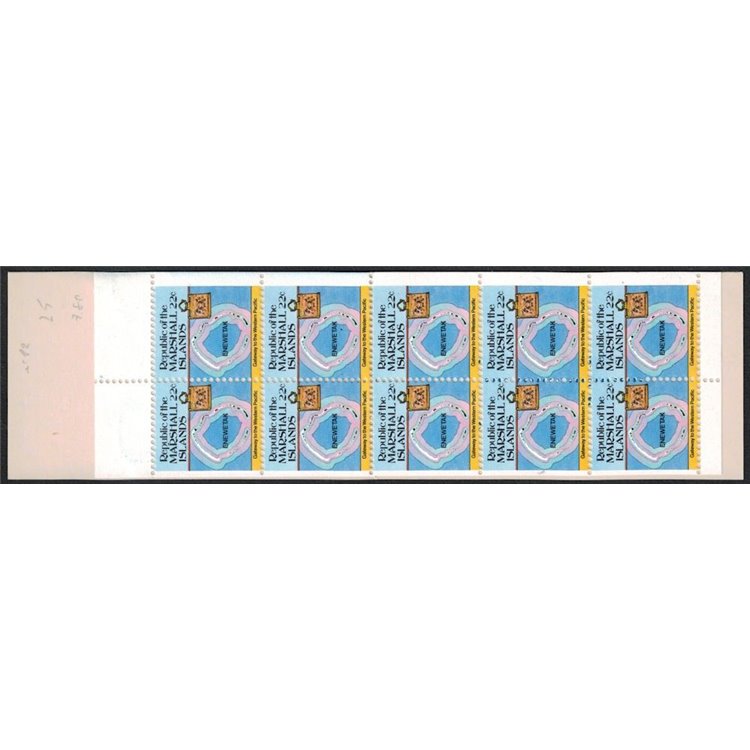 MARSHALL ISLANDS 1985 Island Map booklet MNH** (79a)