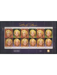 MARSHALL ISLANDS 1995 Marilyn Monroe MF MNH**
