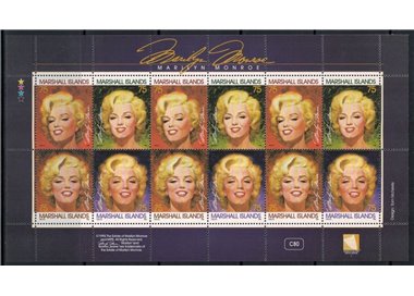 MARSHALL ISLANDS 1995 Marilyn Monroe MF MNH**