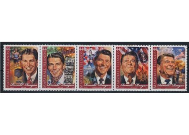 MARSHALL ISLANDS 2011 Ronald Reagan 5v MNH**