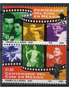 MEXICO 1996 Centenary of Mexican Cinema 2v MNH**