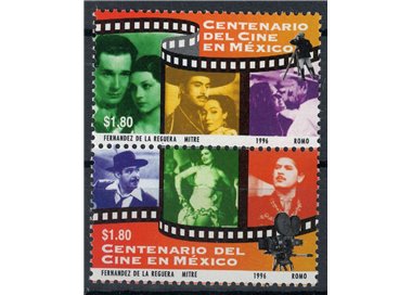 MEXICO 1996 Centenary of Mexican Cinema 2v MNH**