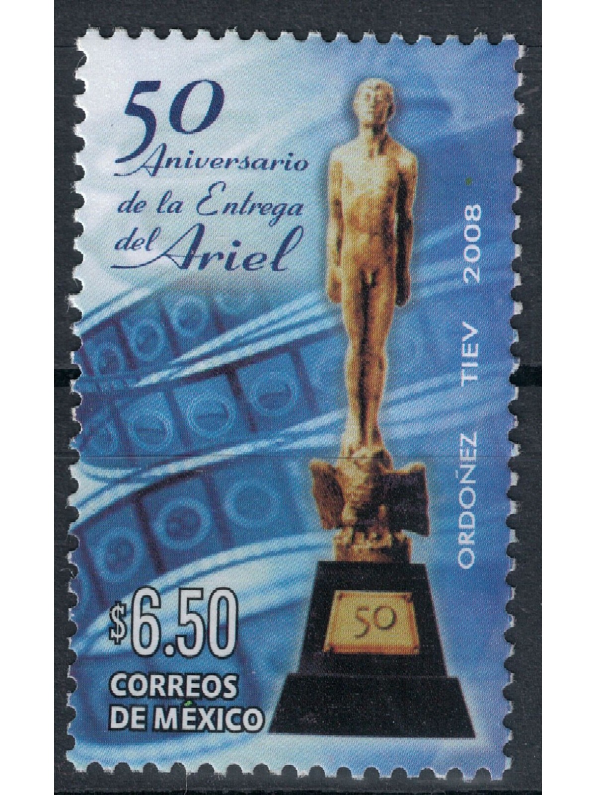MESSICO 2008 Cinquantenario del Premio Ariel MNH**