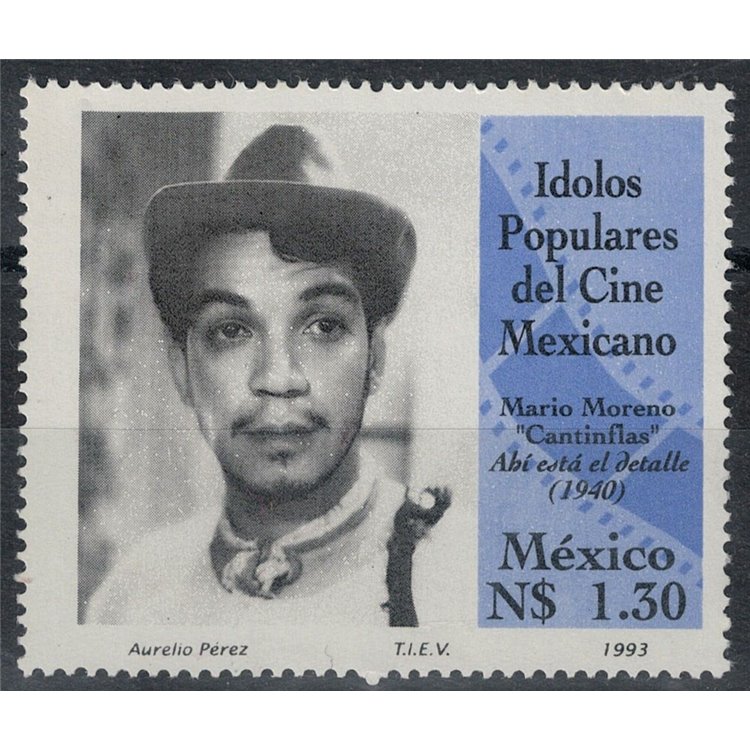 MESSICO 1993 Attori del Cinema Messicano (Mario Moreno) MNH**