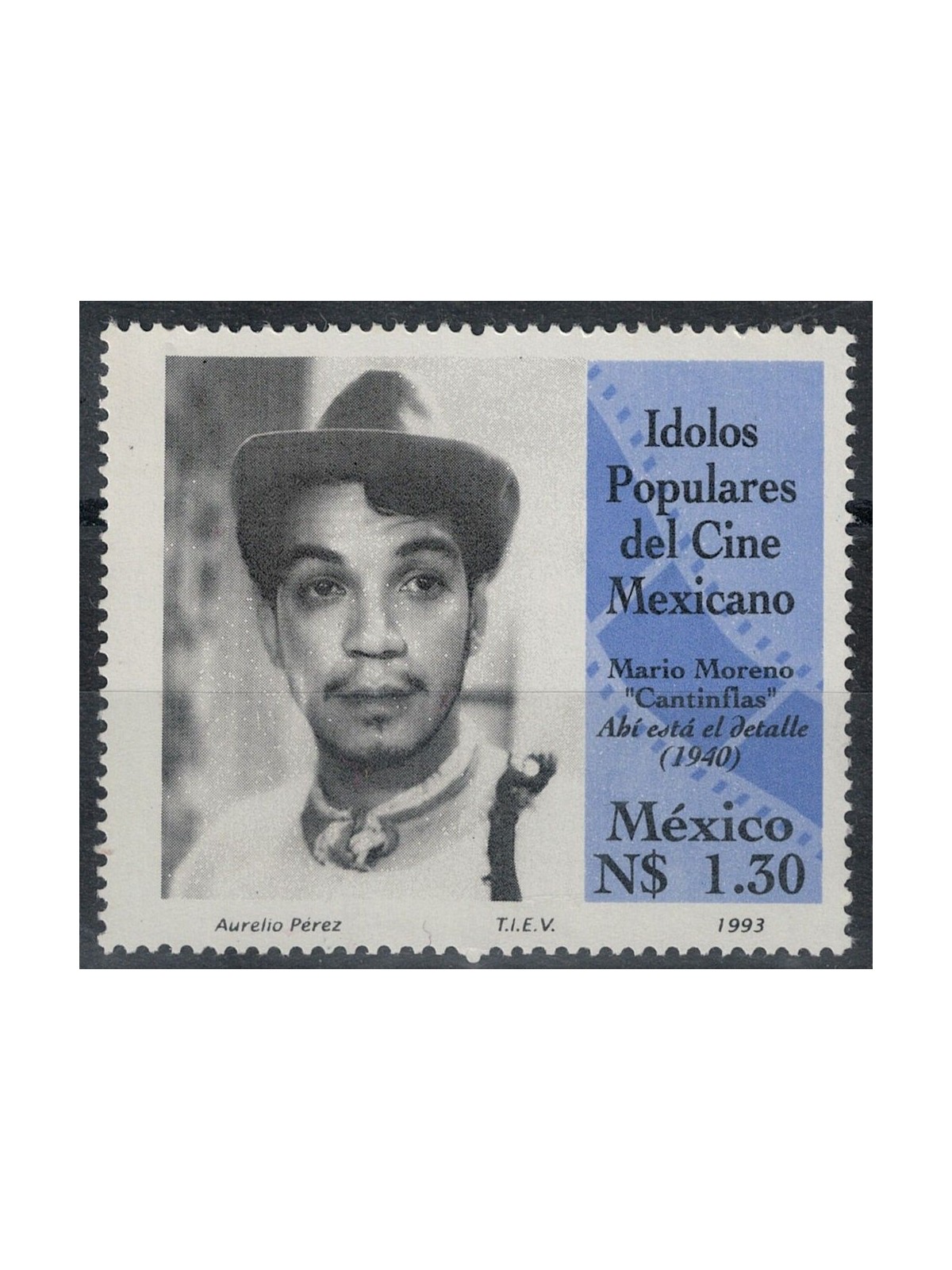 MEXICO 1993 Actors of Mexican Cinema (Mario Moreno) MNH**