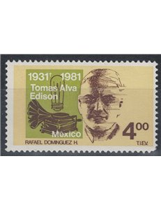 MEXICO 1981 Thomas Edison MNH**