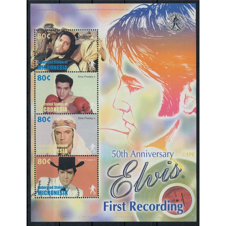 MICRONESIA 2004 Elvis Presley (II) 4v MNH**