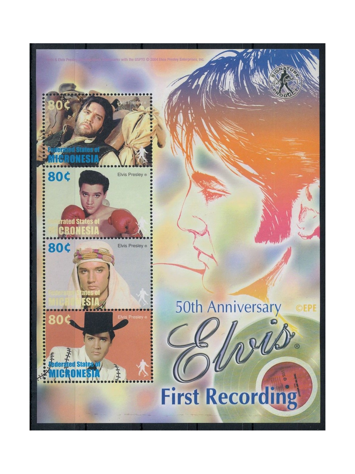 MICRONESIA 2004 Elvis Presley (II) 4v MNH**