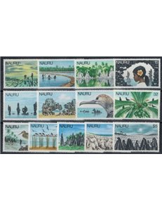 NAURU 1978 Ordinary series 13v MNH**
