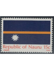 NAURU 1965 National flag MNH**