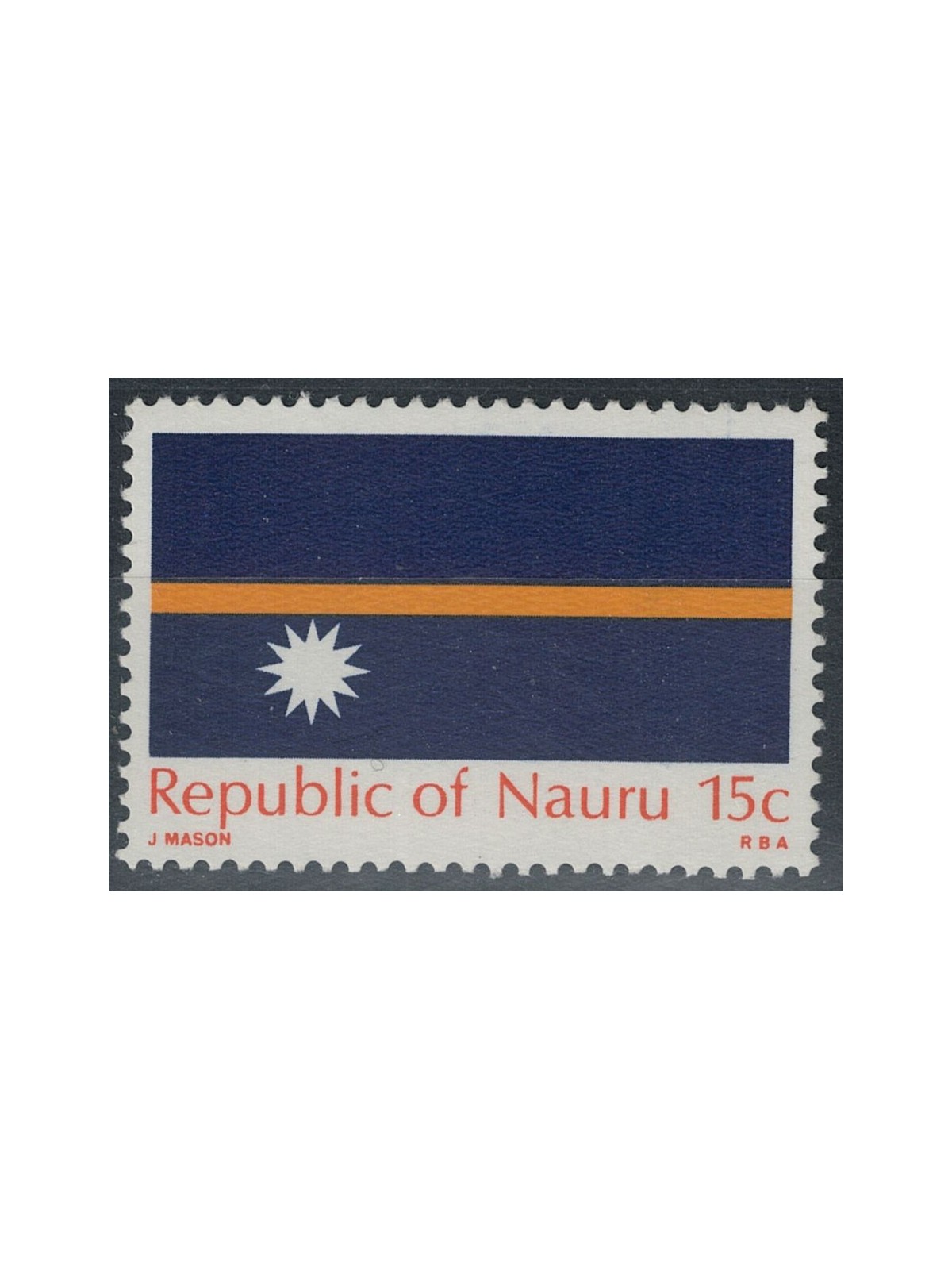 NAURU 1965 Bandiera Nazionale MNH**