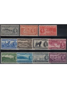 NEWFOUNDLAND 1937 Incoronazione - Coronation 11v MH*