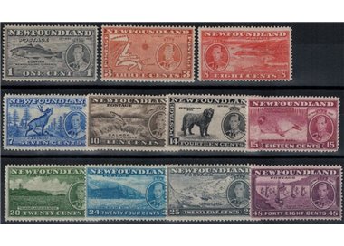 NEWFOUNDLAND 1937 Incoronazione - Coronation 11v MH*