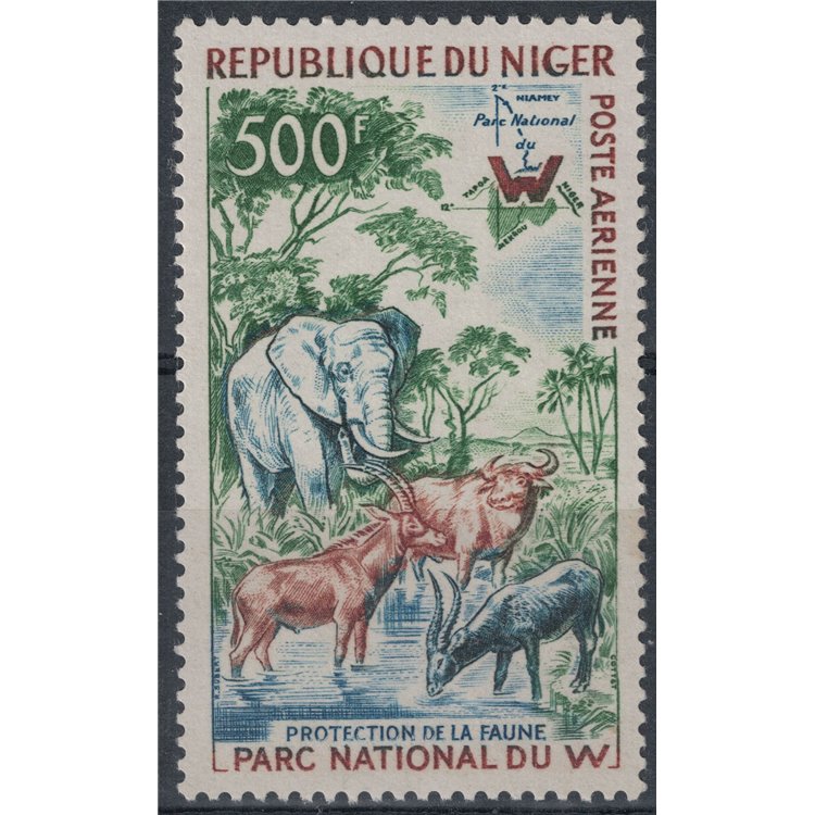 NIGER 1960 Protection of fauna, airmail MNH**