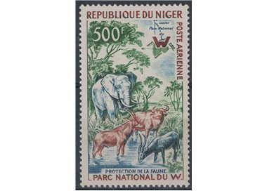 NIGER 1960 Protezione della fauna, posta aerea MNH**