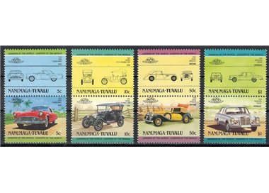 NANUMAGA 1984 Cars 8v MNH**