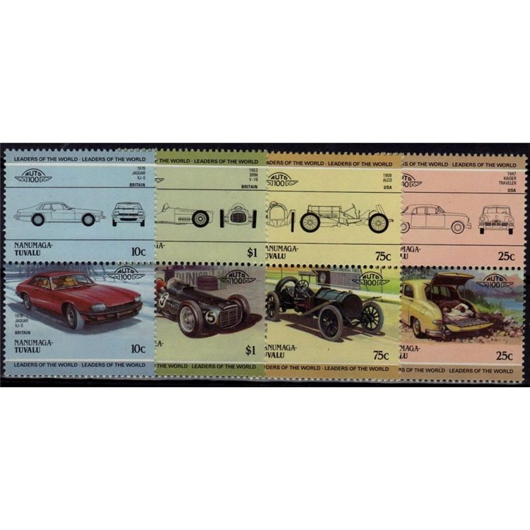 NANUMAGA 1985 Automobili 8v MNH**