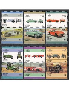 NANUMEA 1986 Automobili 12v MNH**