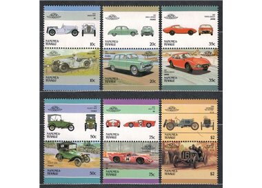 NANUMEA 1986 Automobili 12v MNH**