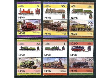 NEVIS 1985 Locomotives (IV) 12v MNH**