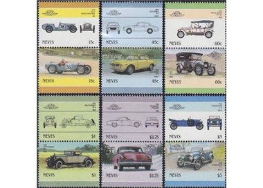 NEVIS 1986 Automobili (VI) 12v MNH**