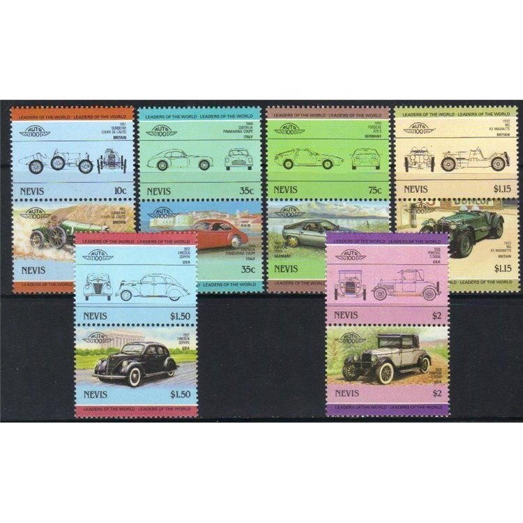 NEVIS 1985 Cars (IV) 12v MNH**