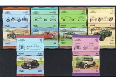NEVIS 1985 Cars (IV) 12v MNH**